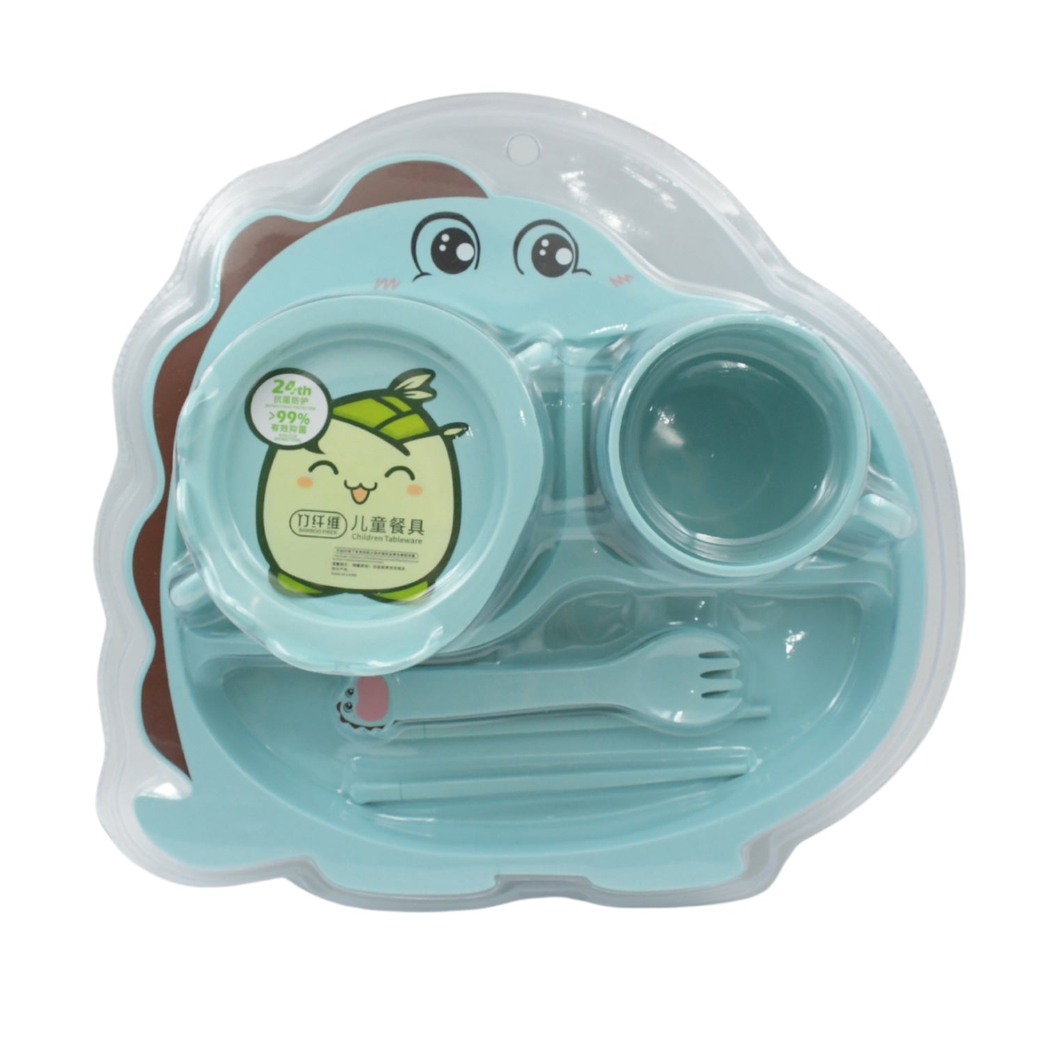Baby Feeding Set for Kids and Toddlers,Children Children Dinnerware Set - Bamboo Fibre Feeding Set for Kids, Cartoon Design Plate, Cup, Spoon, Fork and Chopsticks, Tableware Cutlery for Kids Microwave & Dishwasher Safe (7 Pcs Set) Baby Feeding Set for Kids and Toddlers,Children Children Dinnerware Set - Bamboo Fibre Feeding Set for Kids, Cartoon Design Plate, Cup, Spoon, Fork and Chopsticks, Tableware Cutlery for Kids Microwave & Dishwasher Safe (7 Pcs Set)